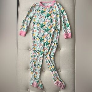 Magnetic Me Floral Footed Onesie 9-12M